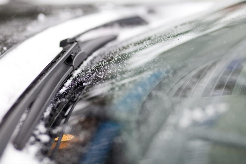 Make sure your wiper blades are changed regularly and the arms are kept clear of debris. 