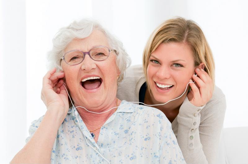 Listening to music with your loved one is a valuable bonding experience.
