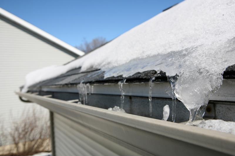 Ice is damaging to your gutters.