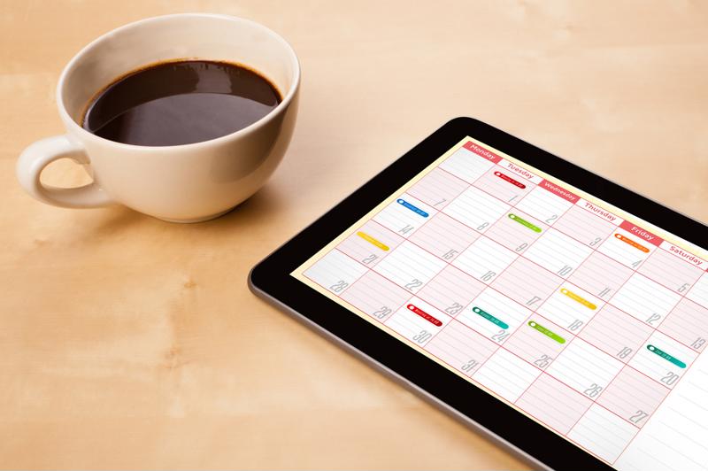 You should create a schedule you can easily transport and adjust.