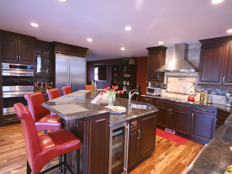 Build a kitchen that has plenty of room for the whole family.