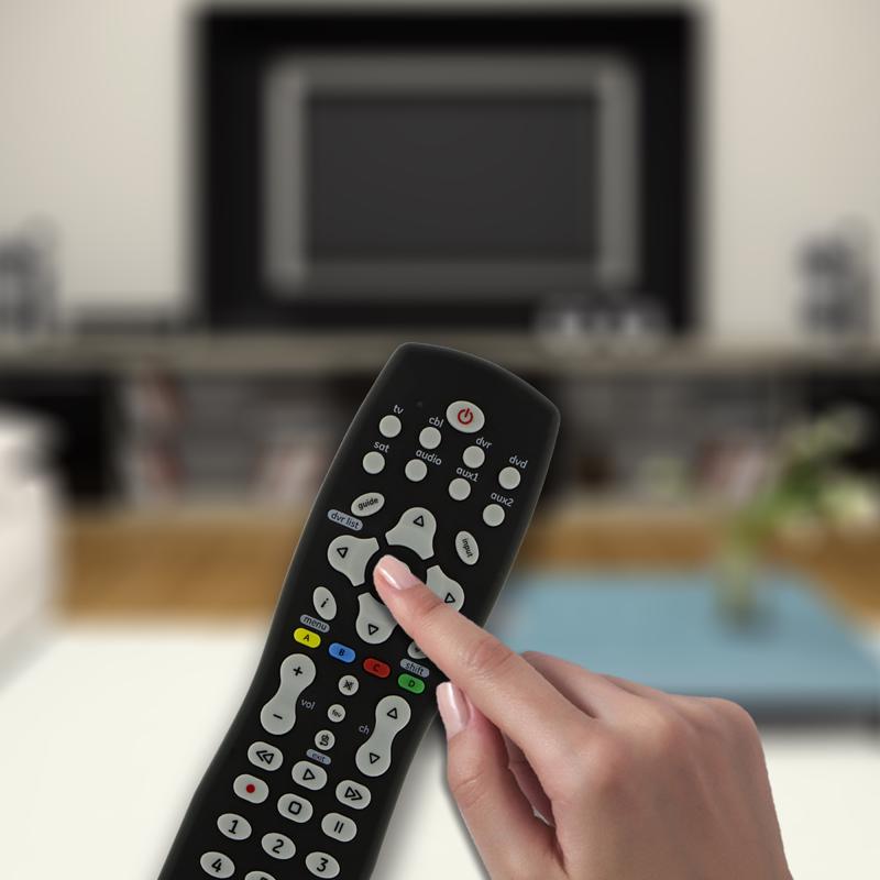 With the right universal remote control, you can control up to eight devices at once.