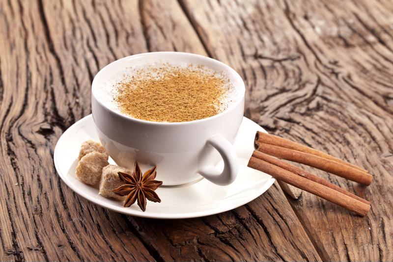 Cinnamon and coffee can be very relaxing.
