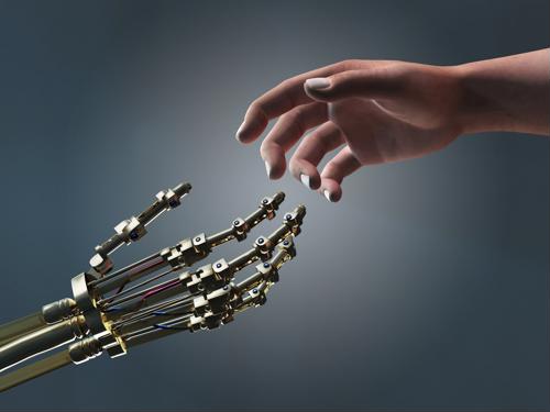 Tactile sensors built into robot hands are enabling machines to have a 'human touch.'