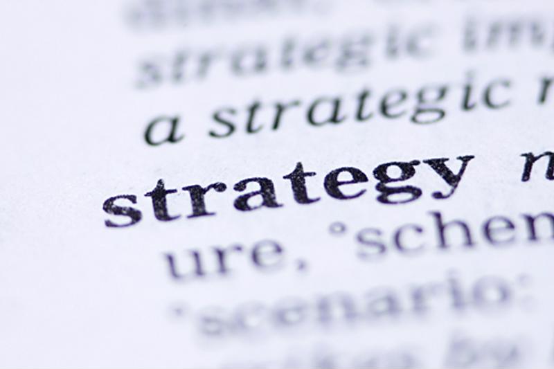 The word strategic in a dictionary.