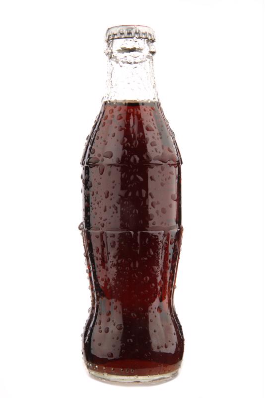 A bottle of soda.