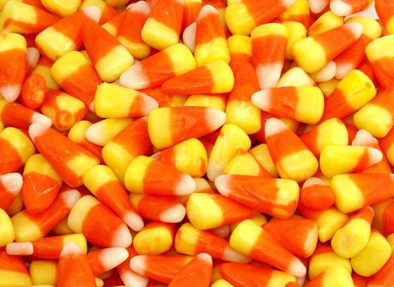 Picture of candy corn. 