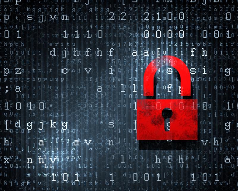 Broken digital lock protecting computer code 