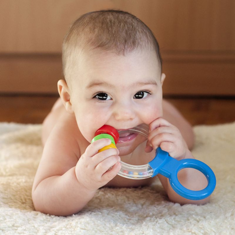 Teething stage starts at different ages for babies.  