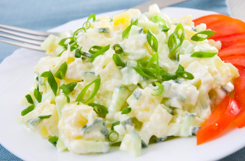 Who says you can't bring a creamy potato salad to a picnic?
