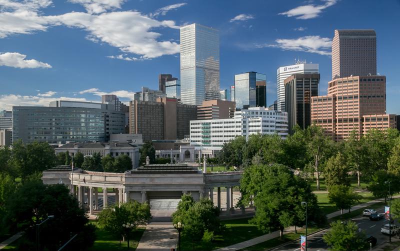 Denver has a growing financial services industry.