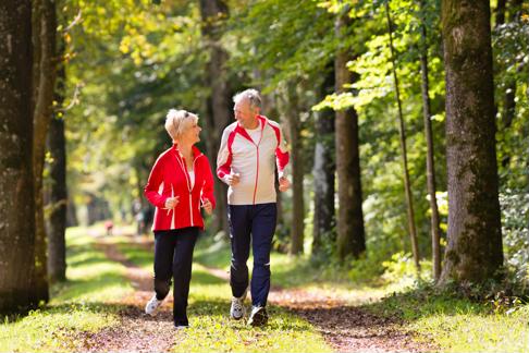 Going on a brisk walk multiple times a week can reduce your chance of falling. 
