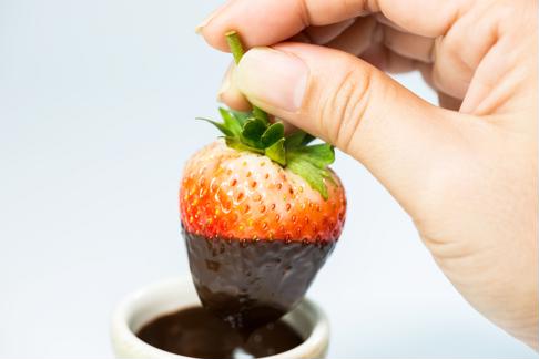 Chocolate and strawberries are emblematic of any Valentine's Day celebration.