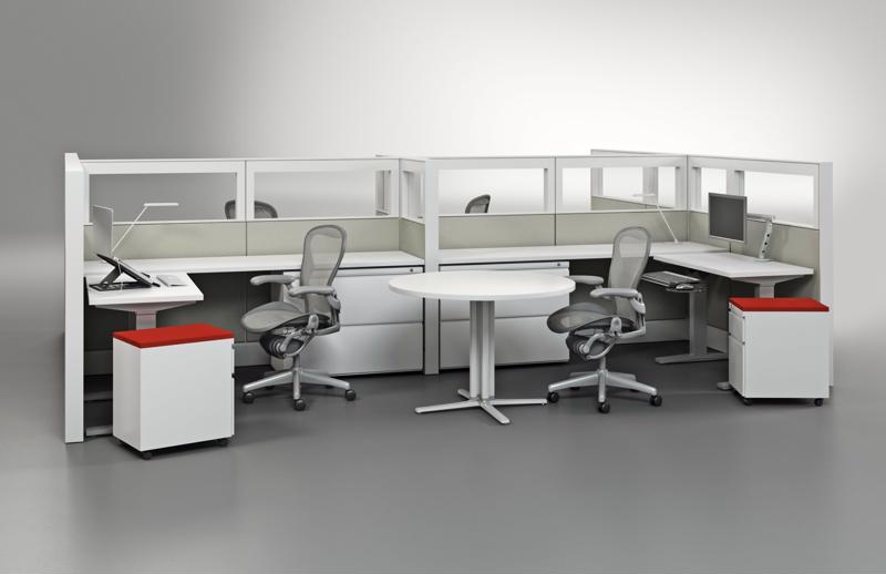 Ergonomic workstations can help workers find relief from text neck.