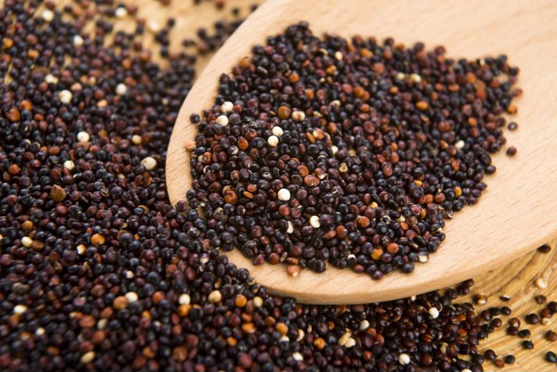 Quinoa, lentils, beans and legumes are full of fiber.