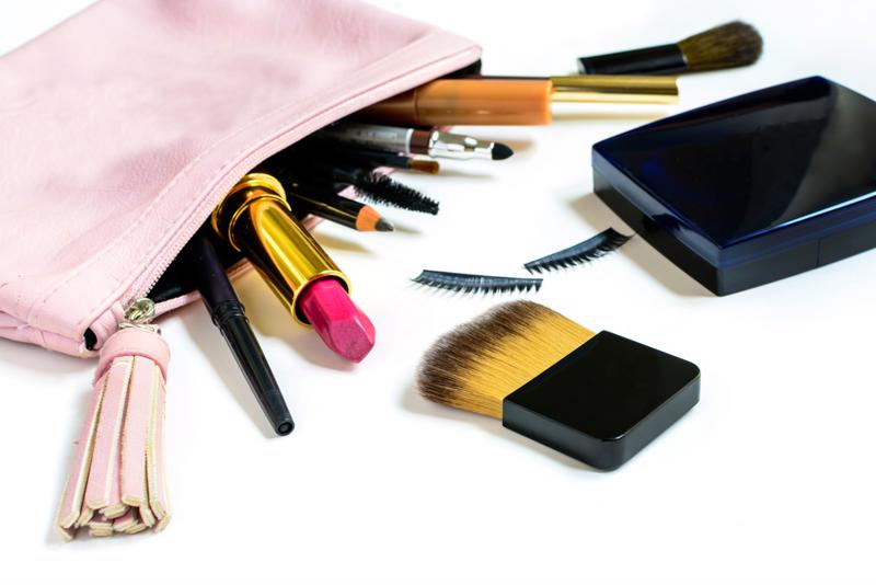 Have your beauty essentials on hand to touch up smudges and smears. 