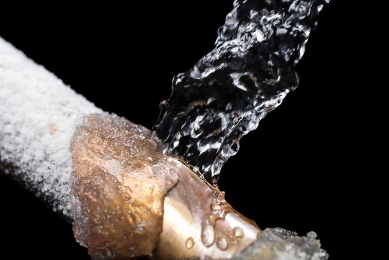 Frozen pipes can do major damage to a home.