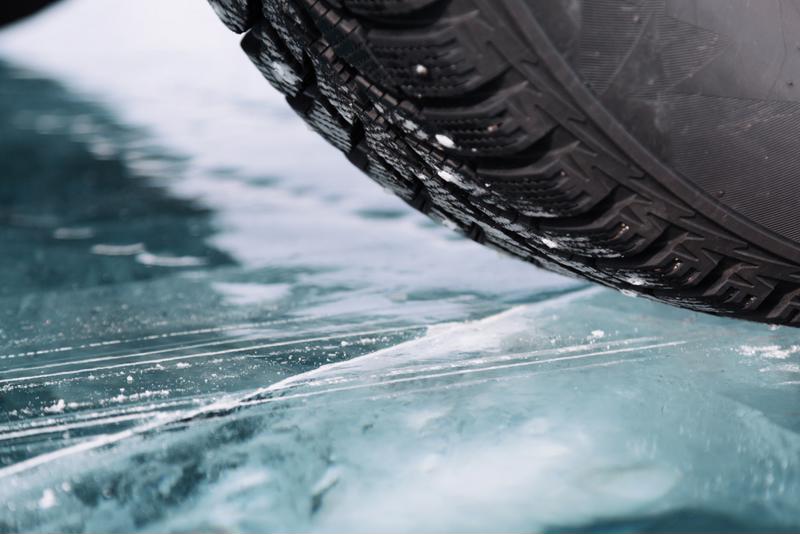 Winter ice can result in car wrecks. 