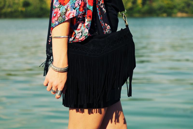 Fringe embellishments add both movement and dimension to any ensemble. 