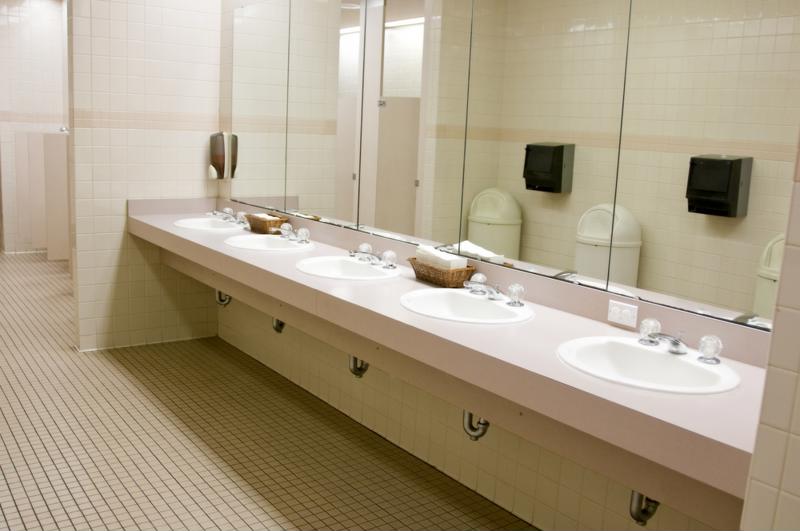 Underneath school sinks are the perfect place to install point-of-use electric tankless water heaters.