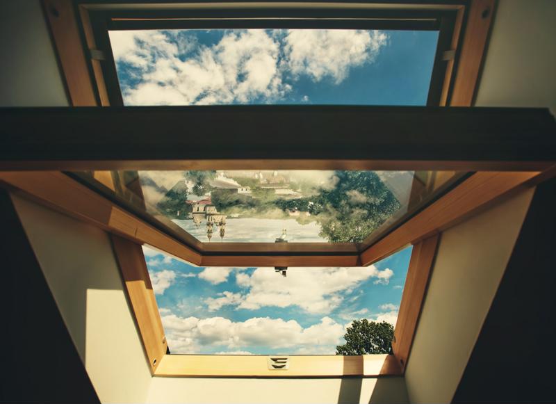 A skylight is an elegant and simple addition to any home.