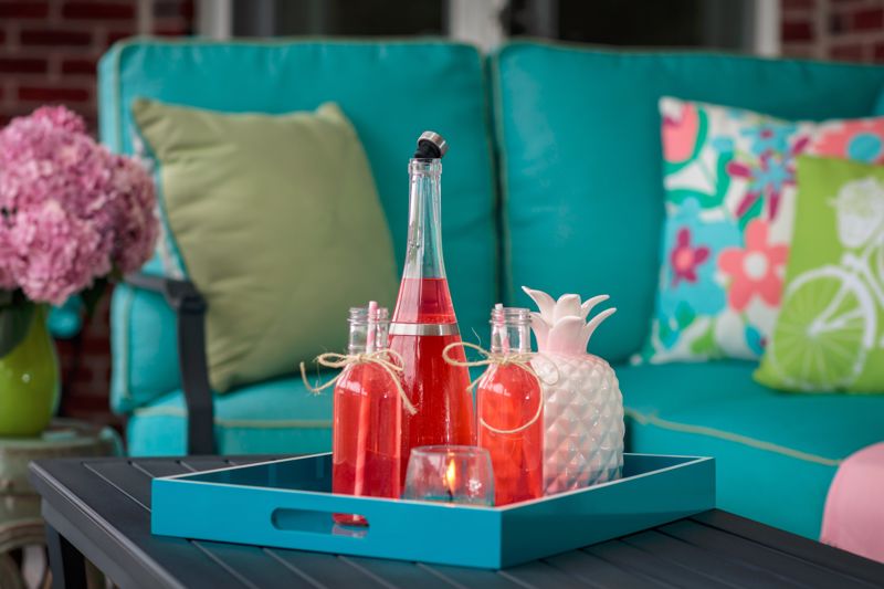 Serving tray for Memorial Day party