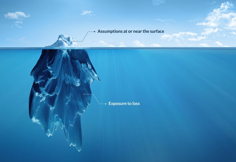 Custom iceberg illustration