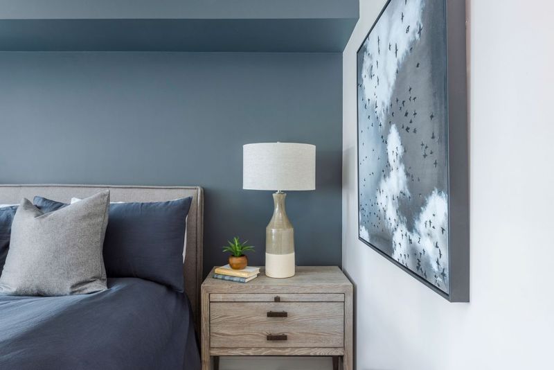 Match your accent wall with existing art and decor pieces to tie together a cohesive look.