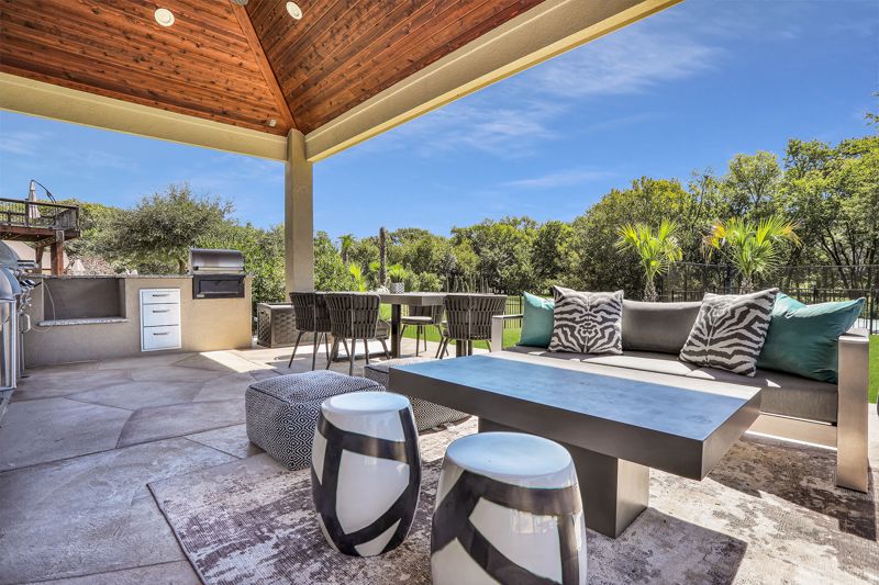 Outdoor kitchens provide a new way to enjoy the summer weather.