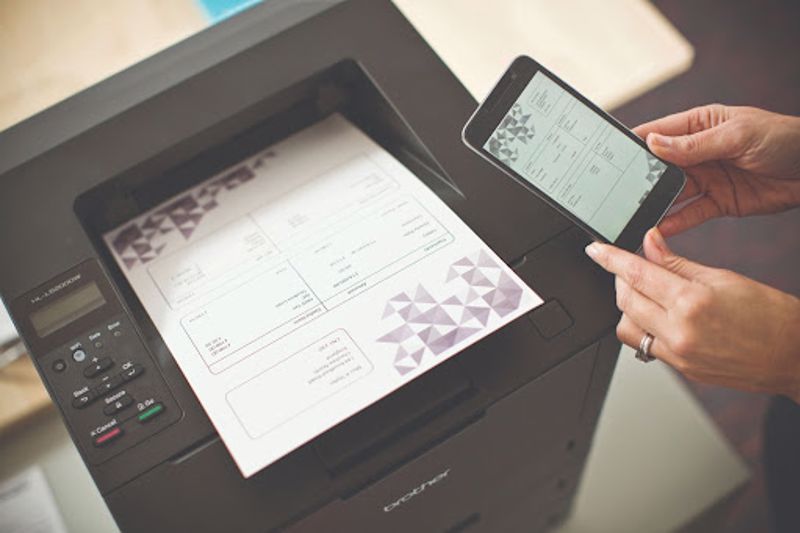 Mobile apps can be used to quickly scan documents or send them to a nearby printer.