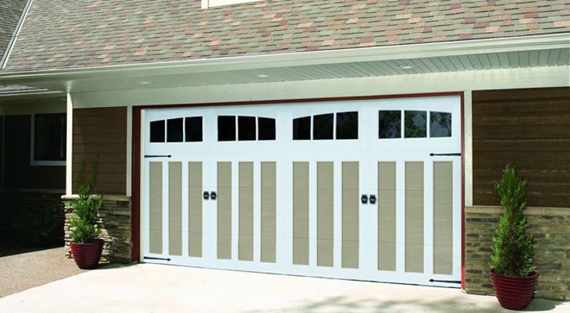 Add an elegant look to your home with Carriage doors.