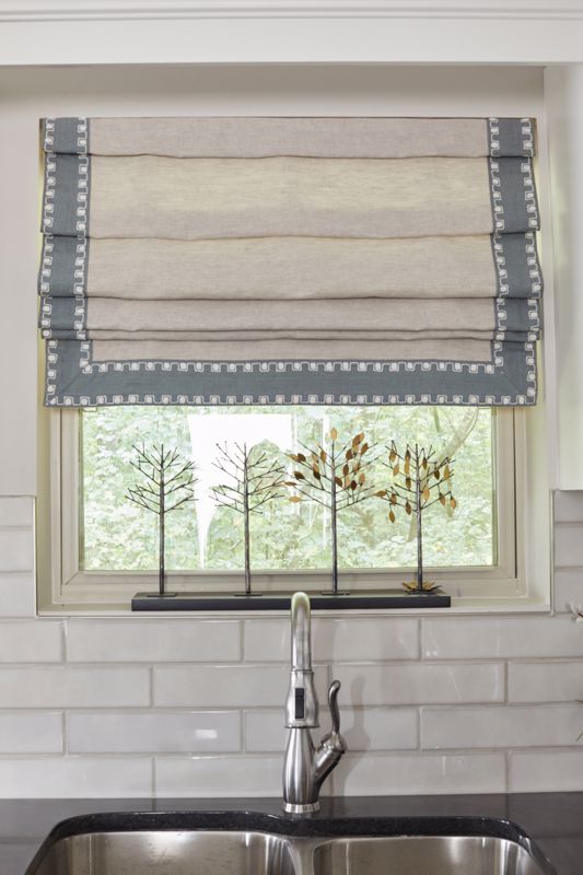 Roller blinds for summer window treatments