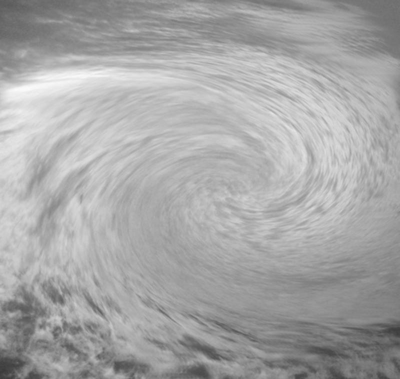 Large hurricane forming